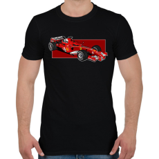 PRINTFASHION Schumacher - Férfi póló - Fekete