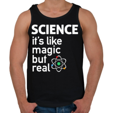 PRINTFASHION Science - Férfi atléta - Fekete