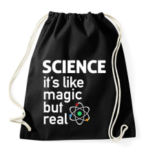 PRINTFASHION Science - Sportzsák, Tornazsák - Fekete tornazsák