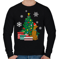 PRINTFASHION Scooby-Christmas - Férfi pulóver - Fekete