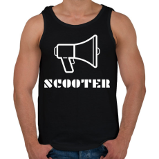 PRINTFASHION SCOOTER - Férfi atléta - Fekete