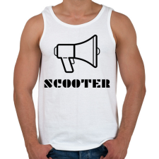 PRINTFASHION SCOOTER in the house - Férfi atléta - Fehér atléta, trikó