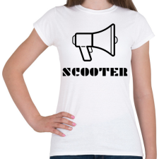 PRINTFASHION SCOOTER in the house - Női póló - Fehér női póló