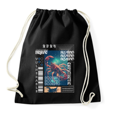 PRINTFASHION Scorpio - Streetwear style - Sportzsák, Tornazsák - Fekete tornazsák