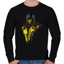 PRINTFASHION Scorpion - Férfi pulóver - Fekete férfi pulóver, kardigán