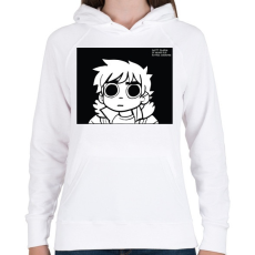 PRINTFASHION Scott Pilgrim - Női kapucnis pulóver - Fehér