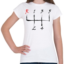 PRINTFASHION sebessegvaltó-3-2-szín - Női póló - Fehér női póló