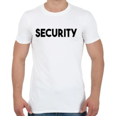 PRINTFASHION SECURITY - Férfi póló - Fehér