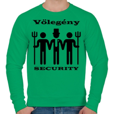 PRINTFASHION Security - Férfi pulóver - Zöld