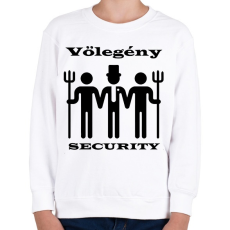 PRINTFASHION Security - Gyerek pulóver - Fehér