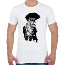 PRINTFASHION See You Space Cowboy - Férfi póló - Fehér férfi póló