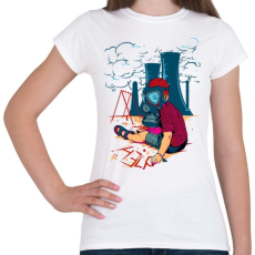 PRINTFASHION Segítség - Női póló - Fehér