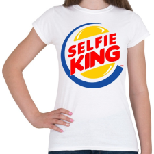 PRINTFASHION Selfie king - Női póló - Fehér gyerek póló