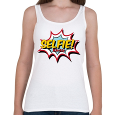 PRINTFASHION Selfie király - Női atléta - Fehér