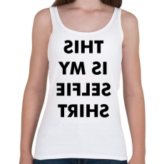 PRINTFASHION Selfie Tshirt - Női atléta - Fehér
