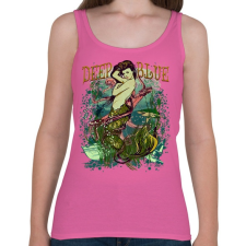 PRINTFASHION Sellő - Női atléta - Rózsaszín női trikó