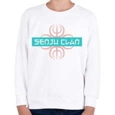 PRINTFASHION Senju klan - Gyerek pulóver - Fehér