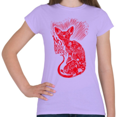 PRINTFASHION Senki nem tökéletes  - Női póló - Viola