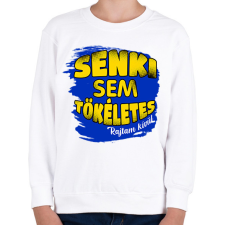 PRINTFASHION senki sem tökéletes rajtam kívül - Gyerek pulóver - Fehér gyerek pulóver, kardigán