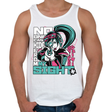 PRINTFASHION Senkit nem tévesztek szem elől - Férfi atléta - Fehér atléta, trikó