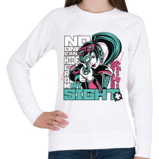 PRINTFASHION Senkit nem tévesztek szem elől - Női pulóver - Fehér