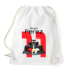 PRINTFASHION Sergio Perez 11 autóversenyző - fekete felirat - Sportzsák, Tornazsák - Fehér