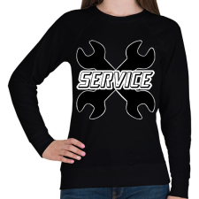 PRINTFASHION Service - Női pulóver - Fekete női pulóver, kardigán