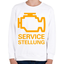 PRINTFASHION Service Stellung - Gyerek pulóver - Fehér gyerek póló