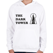 PRINTFASHION setét torony 2 - Gyerek kapucnis pulóver - Fehér gyerek pulóver, kardigán