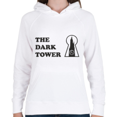 PRINTFASHION setét torony 2 - Női kapucnis pulóver - Fehér