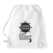 PRINTFASHION Setét torony  - Sportzsák, Tornazsák - Fehér tornazsák