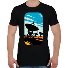 PRINTFASHION Seti - Férfi póló - Fekete férfi póló