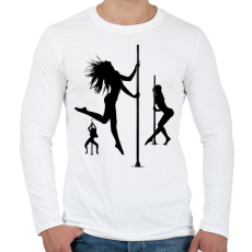 PRINTFASHION sexy woman.45 - Férfi hosszú ujjú póló - Fehér