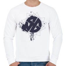 PRINTFASHION sgb1bk.png - Férfi pulóver - Fehér férfi pulóver, kardigán