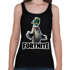 PRINTFASHION Sgt. Drake - fortnite - Női atléta - Fekete női trikó
