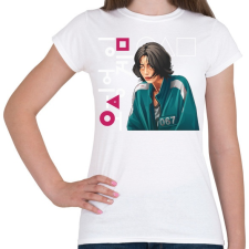 PRINTFASHION Sguid game - nyerd meg az életed 07 - Női póló - Fehér női póló