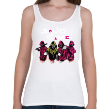 PRINTFASHION Sguid game - Nyerd meg az életed N9 - Női atléta - Fehér női trikó