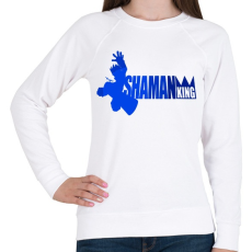 PRINTFASHION Shaman king - Női pulóver - Fehér