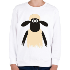 PRINTFASHION Shaun - Gyerek pulóver - Fehér