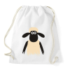 PRINTFASHION Shaun - Sportzsák, Tornazsák - Fehér