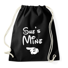 PRINTFASHION She is mine - Sportzsák, Tornazsák - Fekete tornazsák