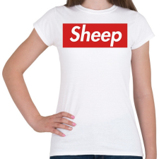 PRINTFASHION Sheep - Női póló - Fehér női póló