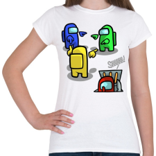 PRINTFASHION Shhhhh.... - Női póló - Fehér női póló