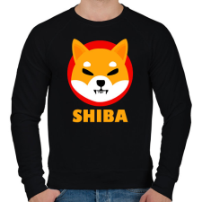 PRINTFASHION shiba02 - Férfi pulóver - Fekete férfi pulóver, kardigán