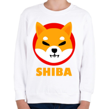 PRINTFASHION shiba02 - Gyerek pulóver - Fehér gyerek pulóver, kardigán