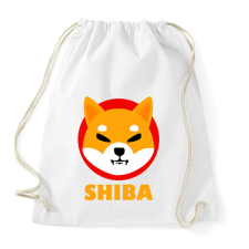PRINTFASHION shiba02 - Sportzsák, Tornazsák - Fehér tornazsák