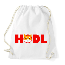 PRINTFASHION Shiba hodl - Sportzsák, Tornazsák - Fehér tornazsák