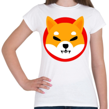 PRINTFASHION Shibacoin - Női póló - Fehér női póló