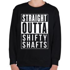 PRINTFASHION SHIFTY SHAFTS - Gyerek pulóver - Fekete gyerek pulóver, kardigán