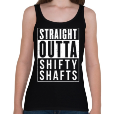 PRINTFASHION SHIFTY SHAFTS - Női atléta - Fekete